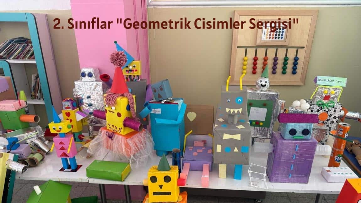 2. Sınıflar Geometrik Cisimler Sergisi